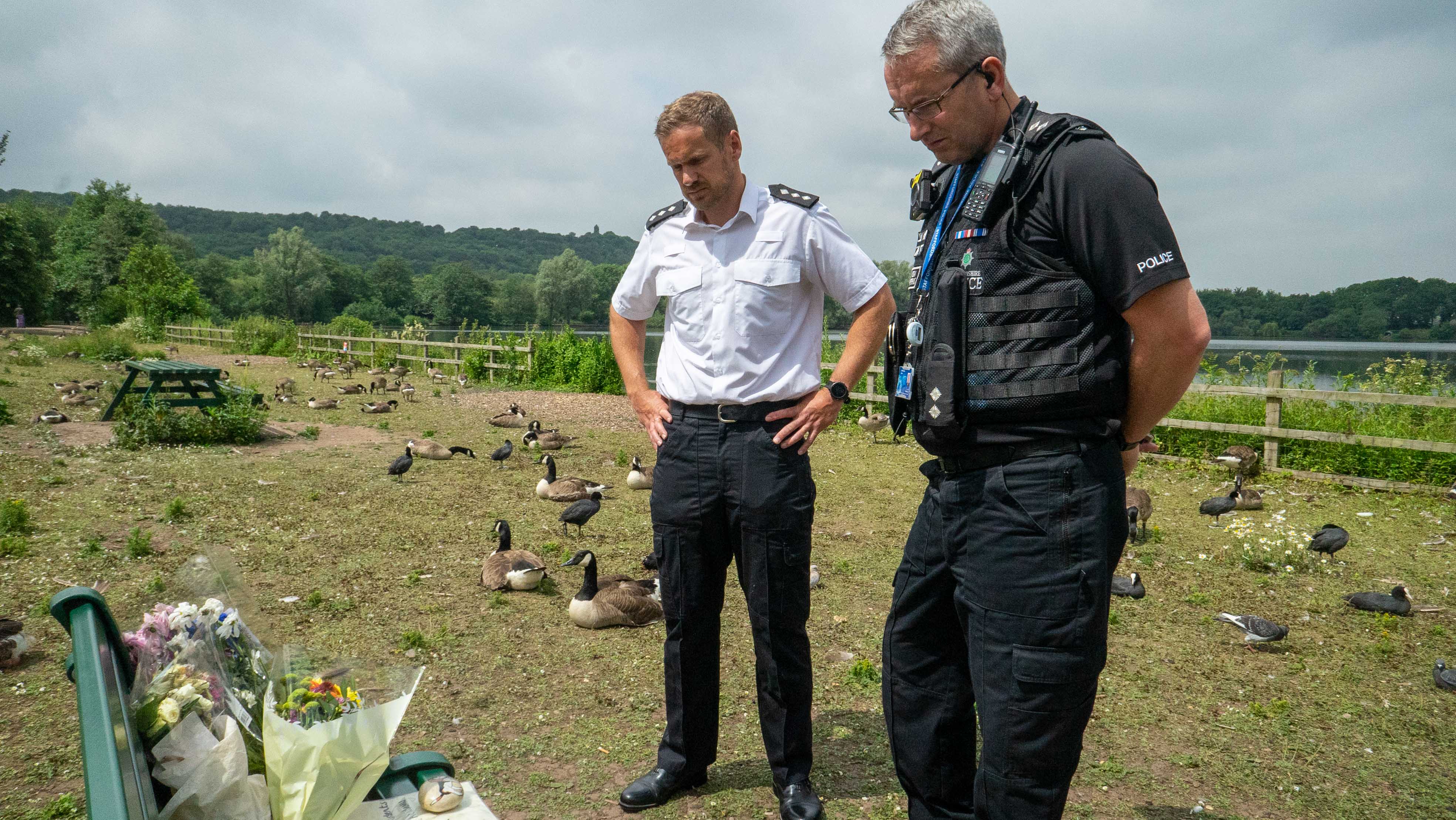 Chief Inspector John Owens and Inspector Phillip Ferns