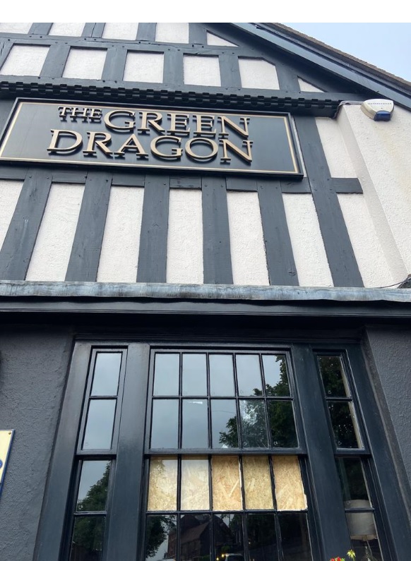 Damage to the pub 