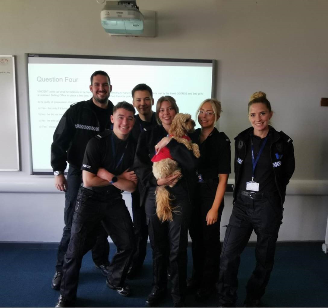 Millie at Police HQ 