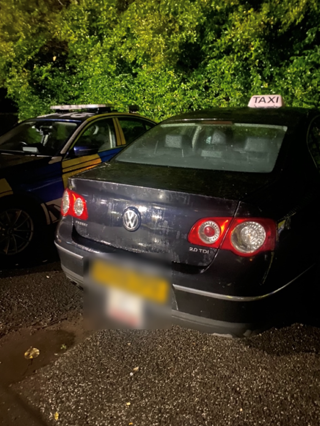 Image showing one of the vehicles reported to the DVSA during the operation