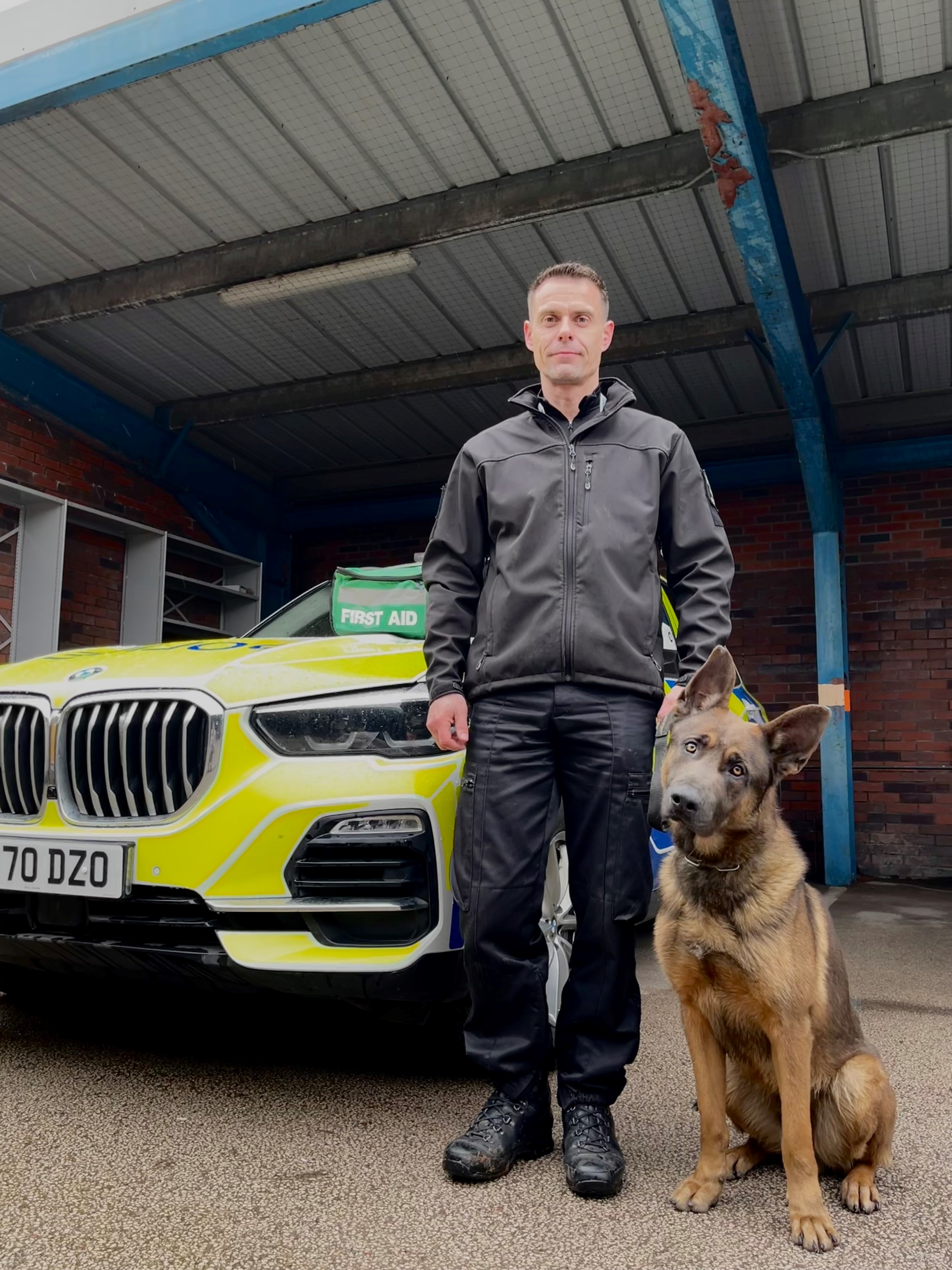 Sgt Mat Butterworth and Chewie