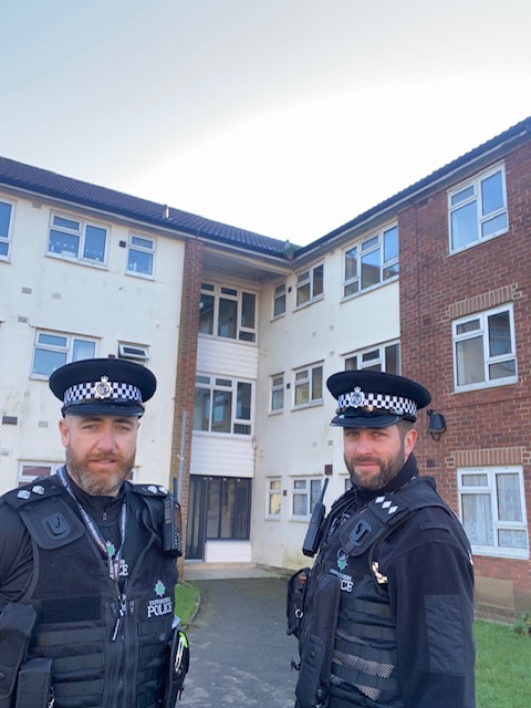 (Stoke North Chief Inspector Scott McGrath (L) and Stoke South Chief Inspector Rob Hessell (R))