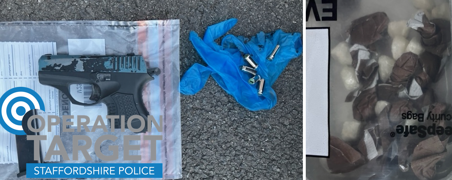 handgun seized during search of Cairo WILLIAMS