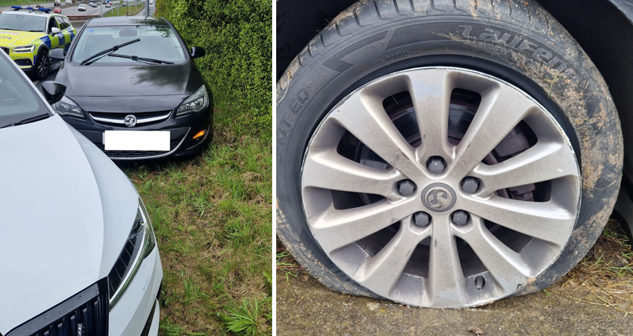 composite image of the stolen car 