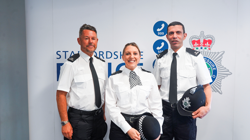 (L-R) Glenn Williams, Hana Bradbury and Fares Seleem