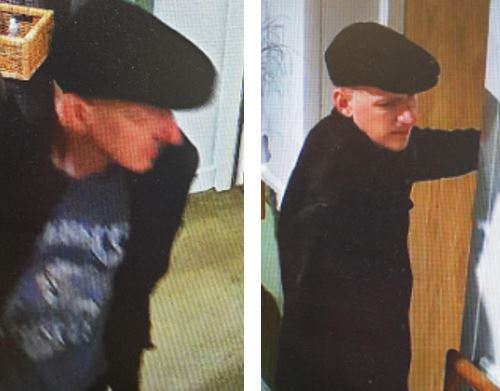 CCTV image for criminal damage and theft appeal