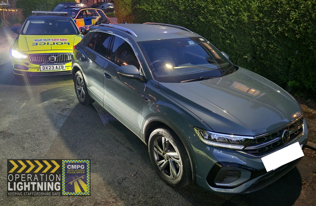 picture of the seized car