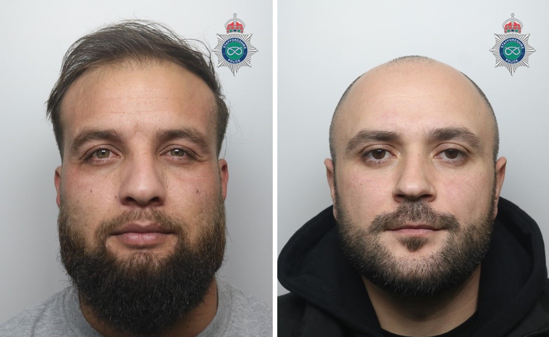 Demir Jonuzi, 29, of no fixed address (left), and Elton Spata, 32, of no fixed address (right)