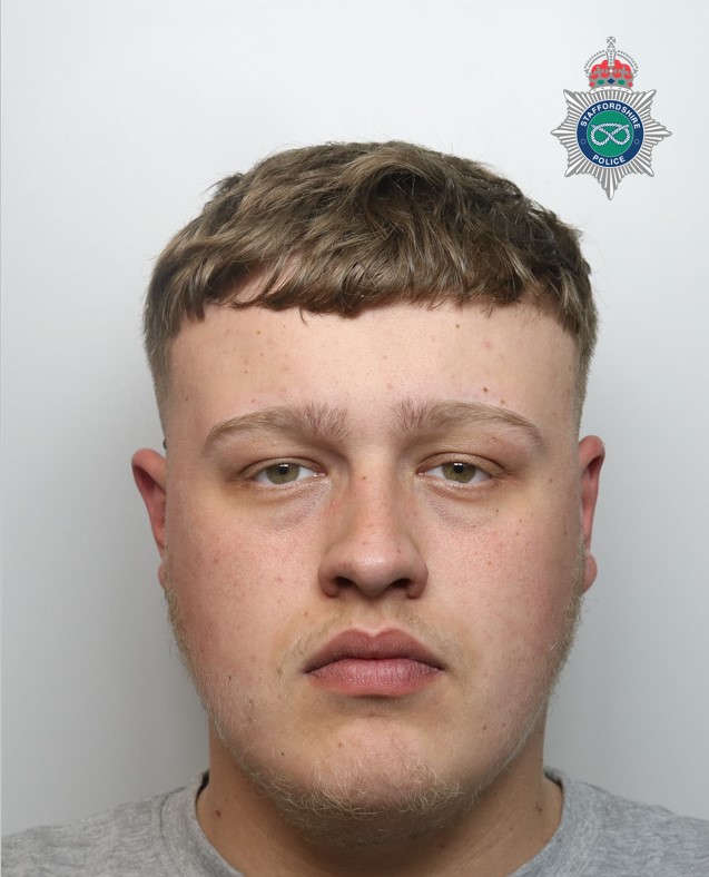 Jordan Lowndes, 21, of Meir, Stoke-on-Trent