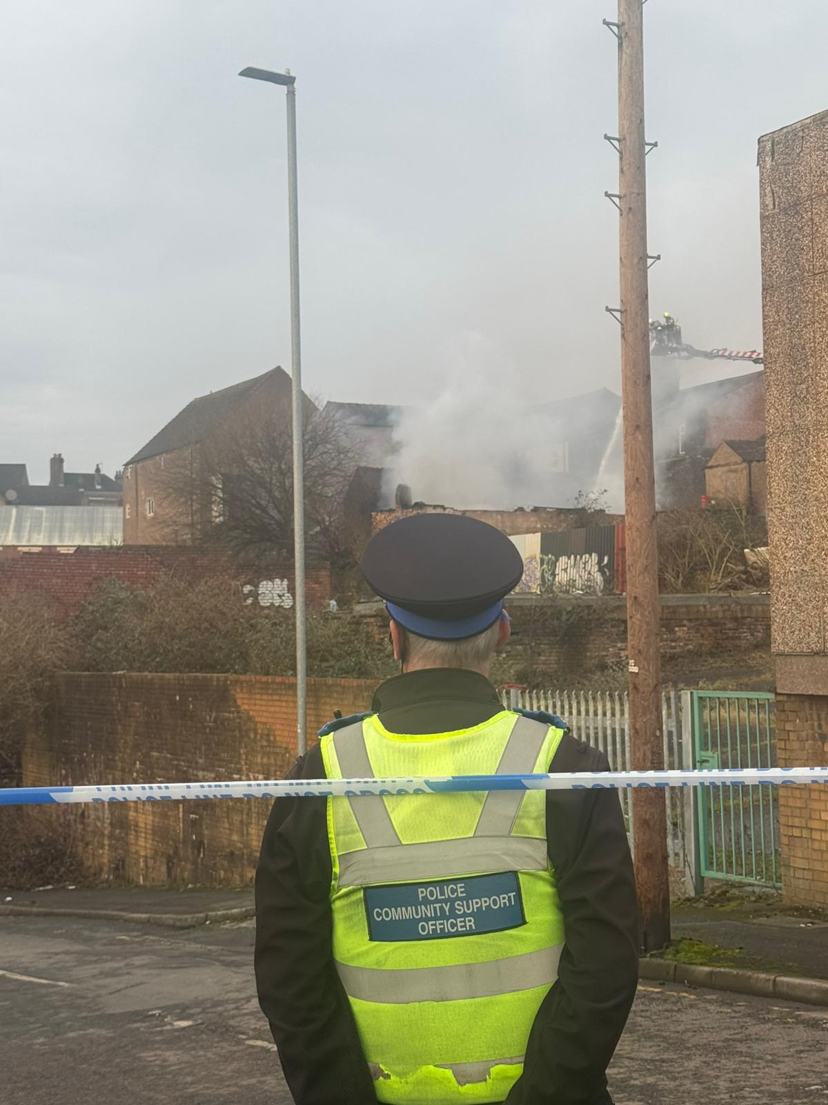 image of PCSO at the scene