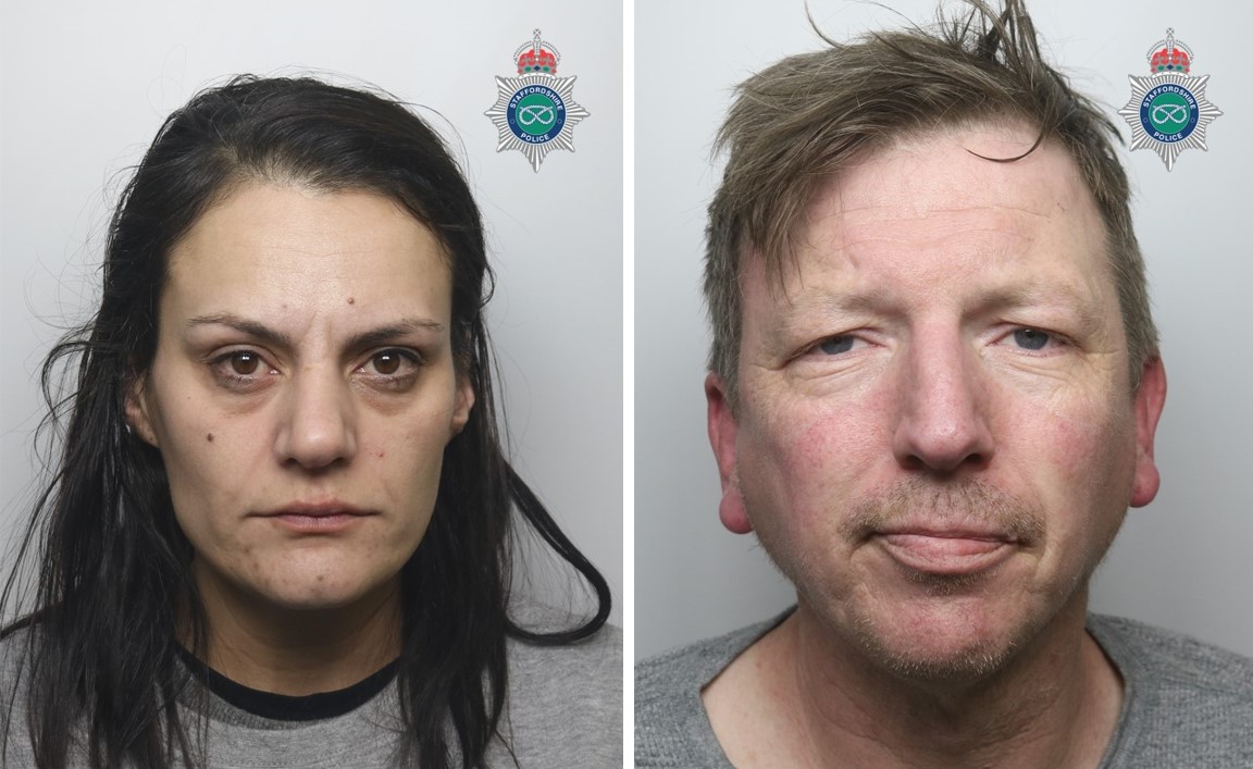 David Gold (right), 47, and Natalie O’Kelly (left), 39, both of Wolverhampton