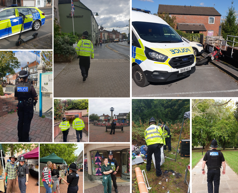 collage of Action Fund patrols