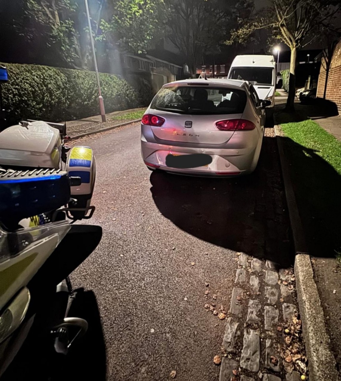 Seized vehicle