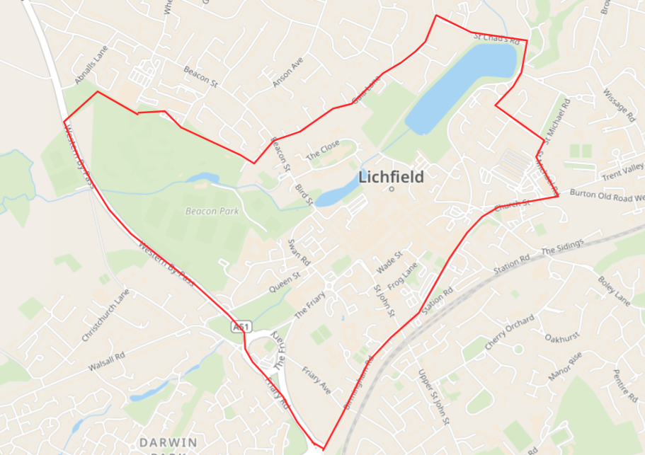 dispersal map