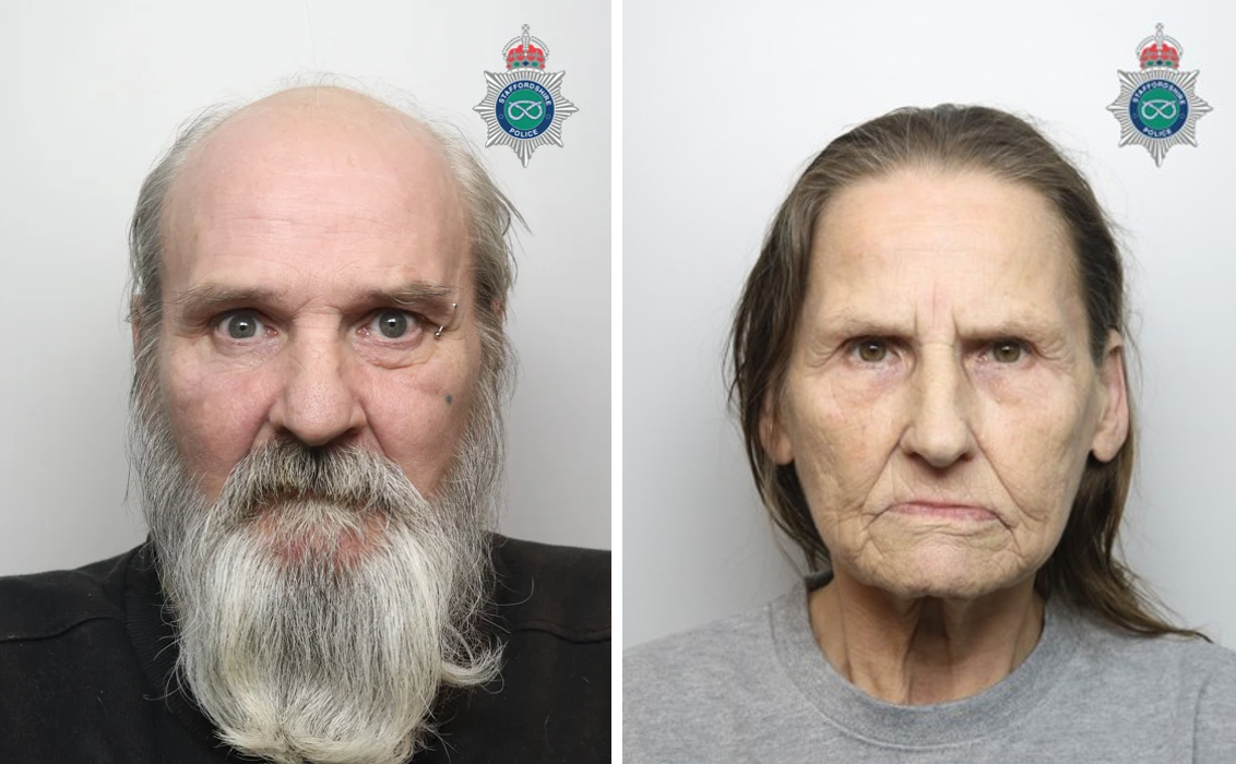 Kenneth Newton, 57, and his partner, Melanie James, 63, both of Birmingham,