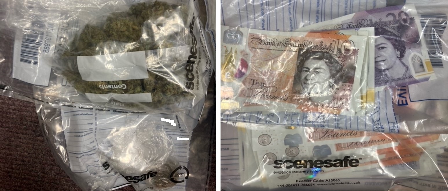 drugs and cash seized