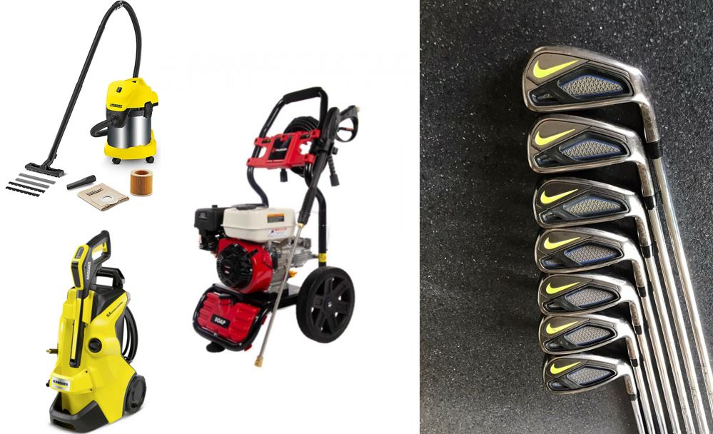 Stock image of items stolen
