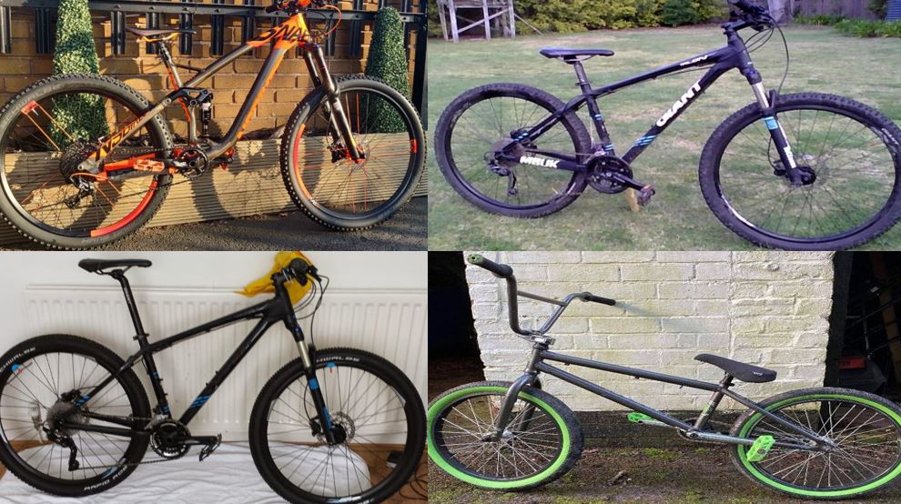 The stolen bikes 