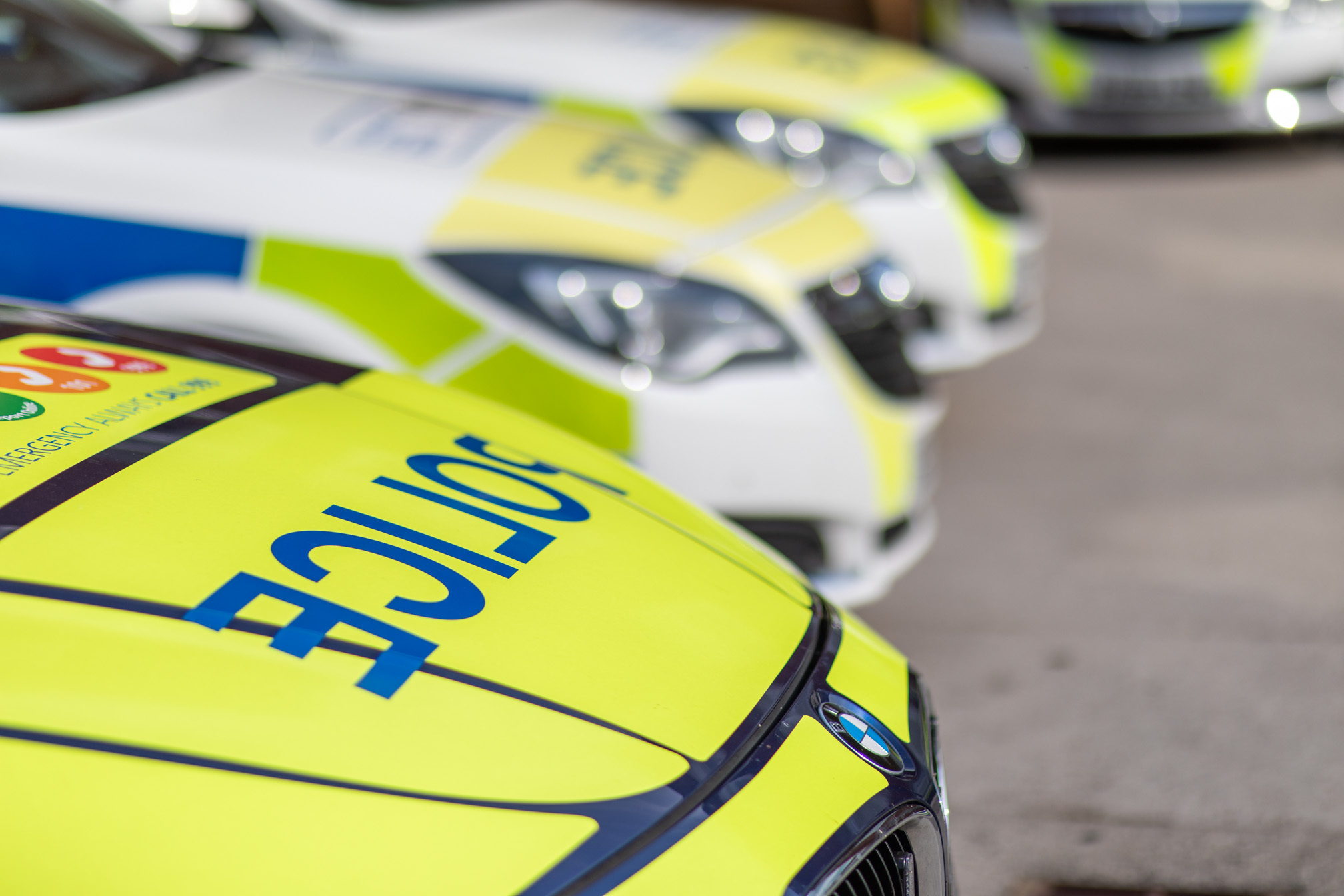 stock image of police car