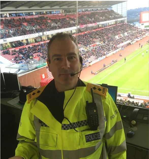 Ch Insp John Cole on duty prior to the pandemic