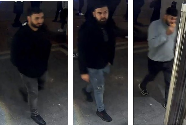 Composite image of men of interest