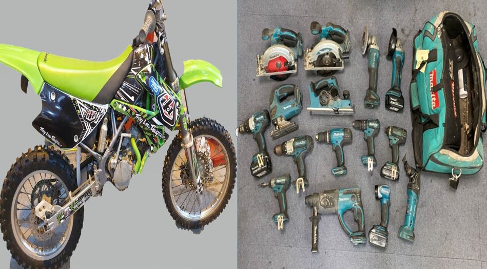 The stolen tools