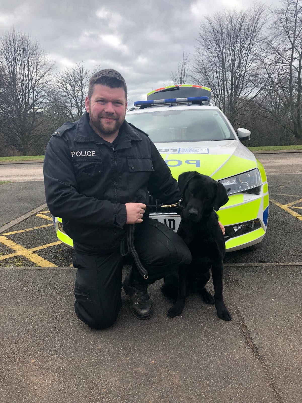PC Rob Mountford and PD Archie