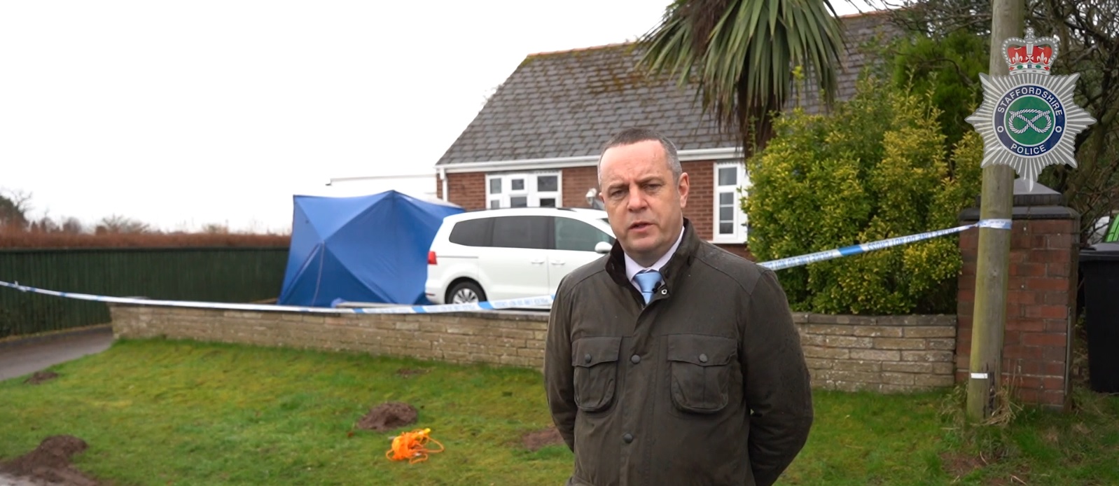 Image of Det Supt Tom Chisholm at the scene