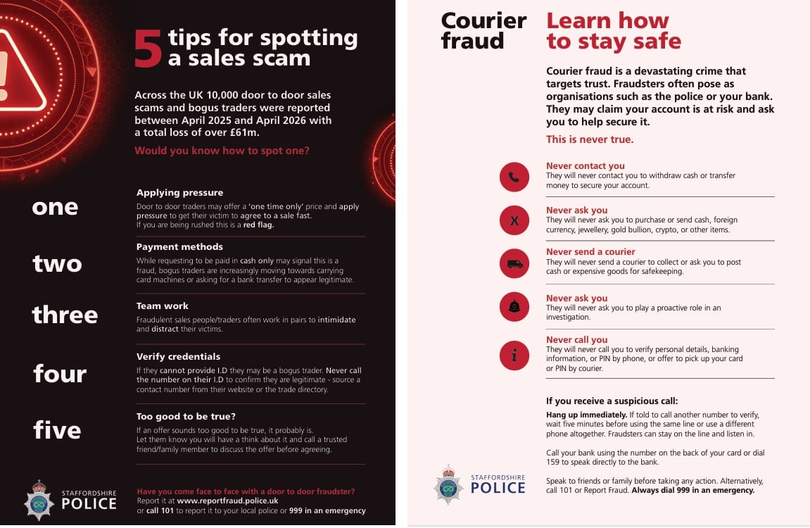 Leaflet included in prescription deliveries