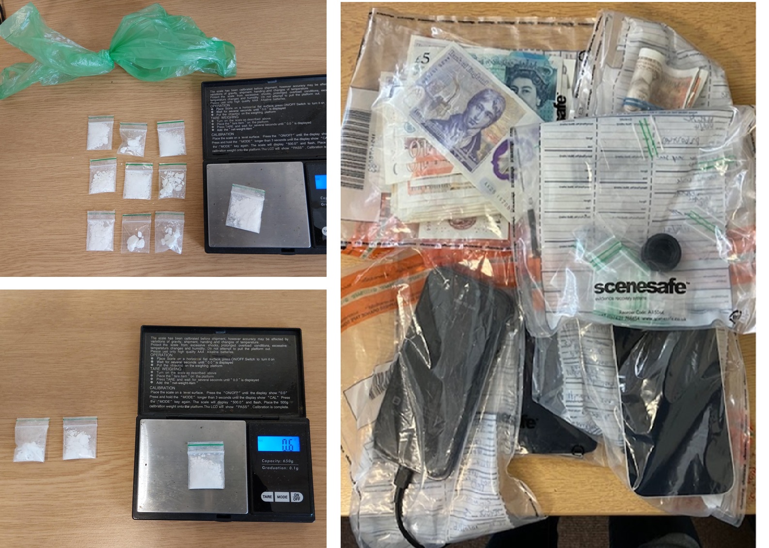 Items seized 