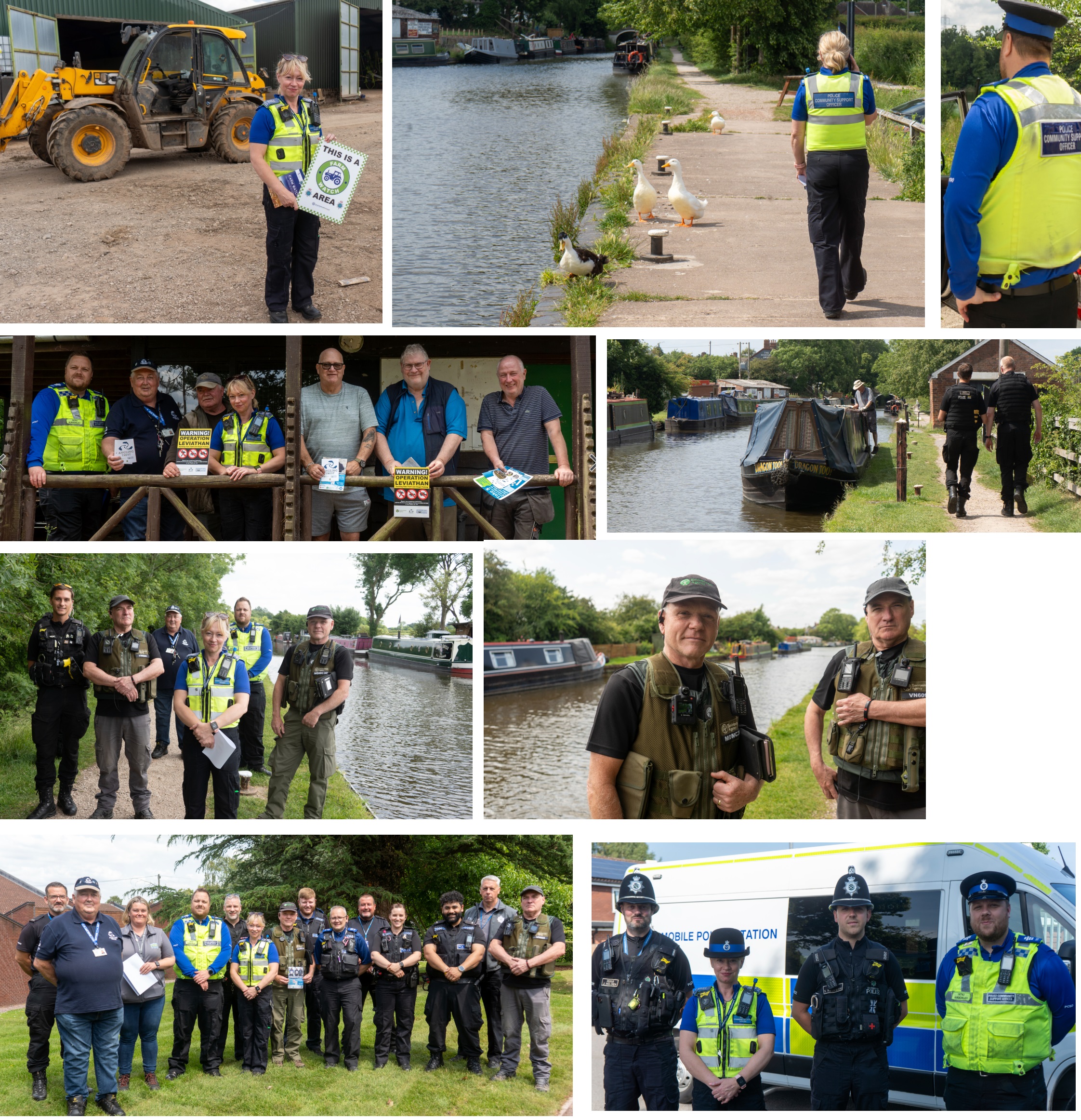 Composite image of the day of action