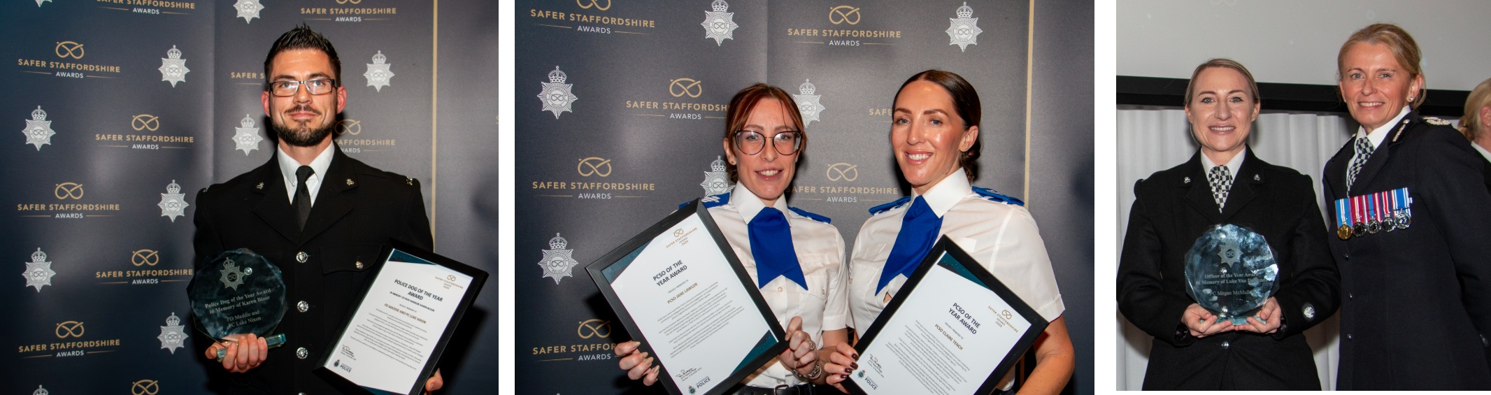 Composite of some of the award winners