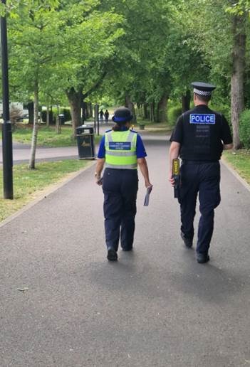 Generic officers on patrol image