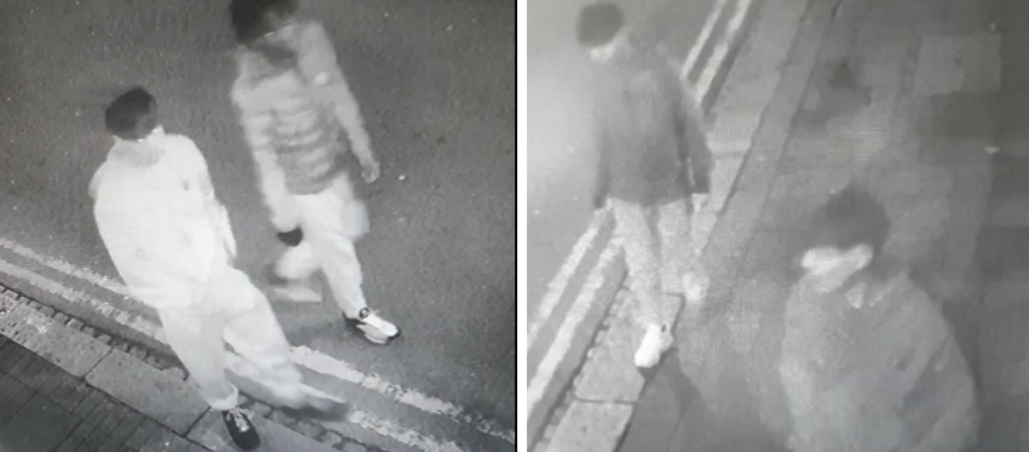 CCTV stills of persons of interest